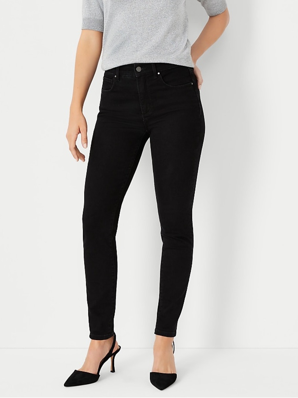 NWT Ann Taylor Mid Rise Skinny Jeans